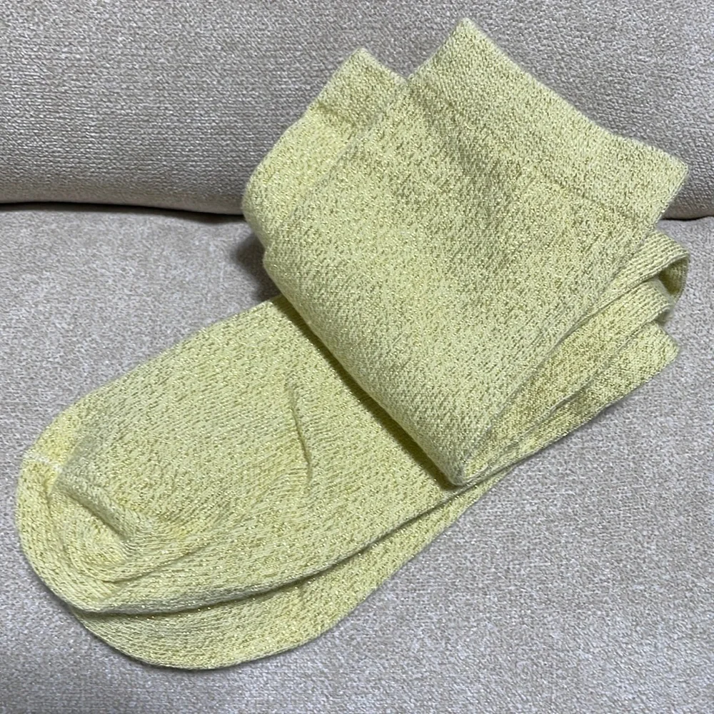NWT Kids or small adult glittery gold stretchy socks FREE with any kids purchase